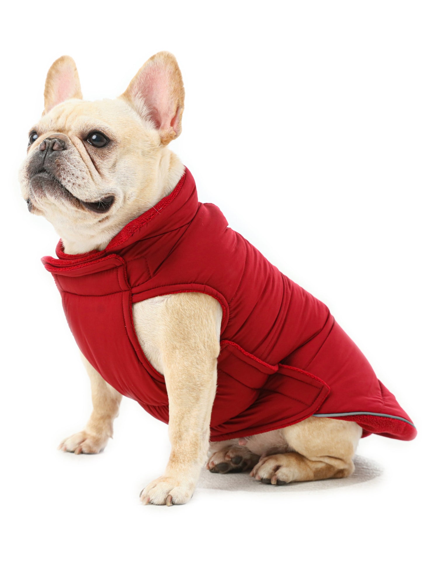 Reversible Dog Vest Jacket - Red