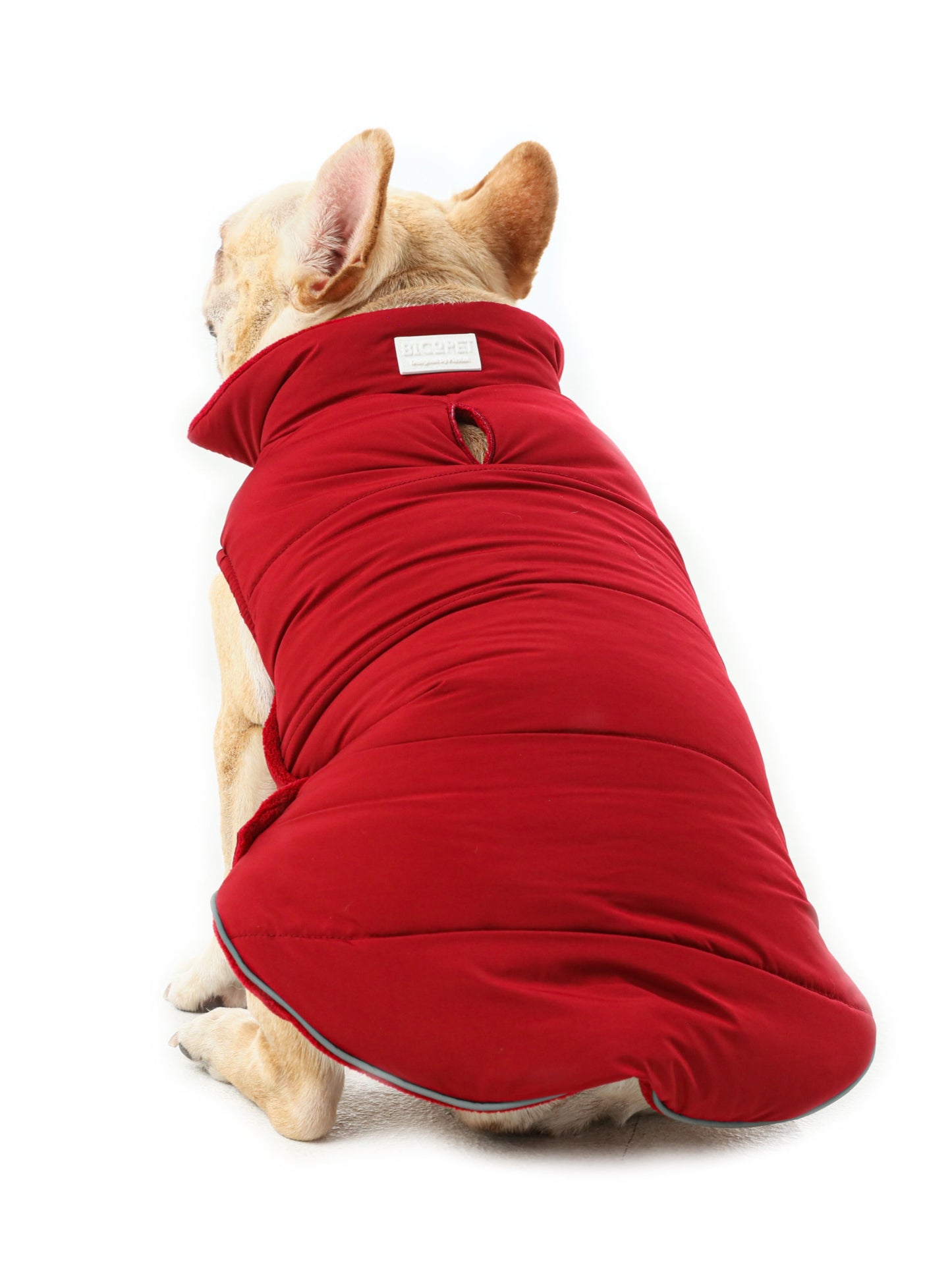 Reversible Dog Vest Jacket - Red