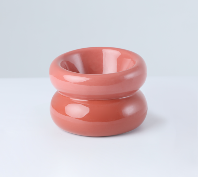 Soufflé Pet Bowl - Rose Pink